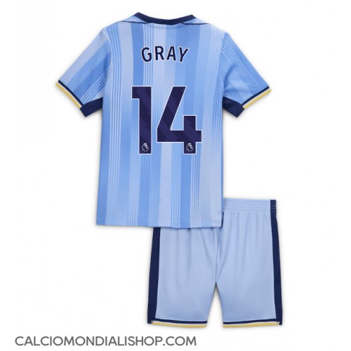 Maglie da calcio Tottenham Hotspur Archie Gray #14 Seconda Maglia Bambino 2024-25 Manica Corta (+ Pantaloni corti)